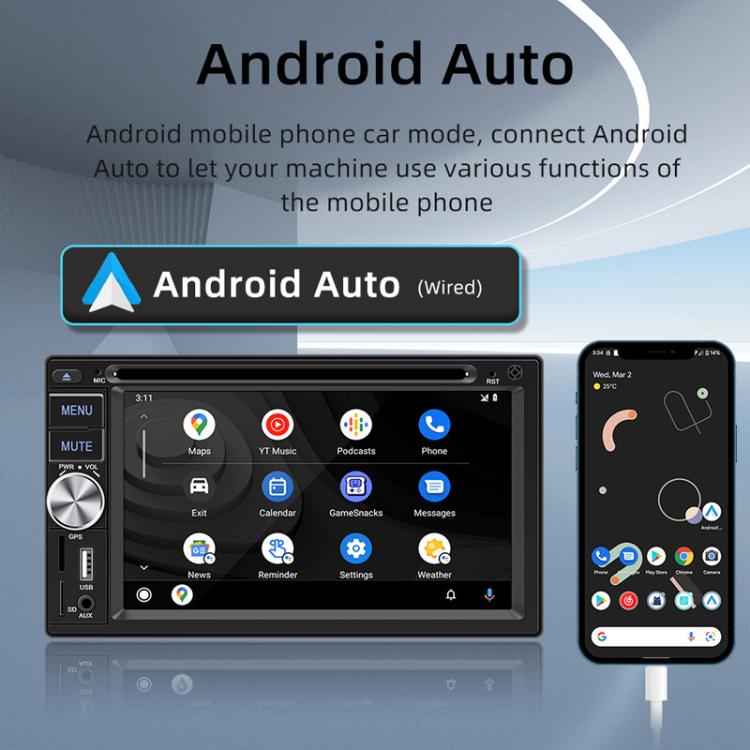 6.2 inch Bluetooth AUX Mobile Phone Interconnection USB Interface Car DVD 6.2 inch Bluetooth AUX Mobile Phone Interconnection USB Interface Car DVD